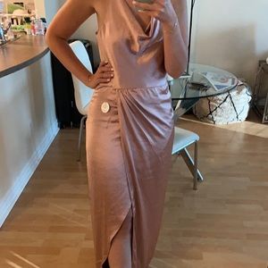 Pink bridesmaid dress
